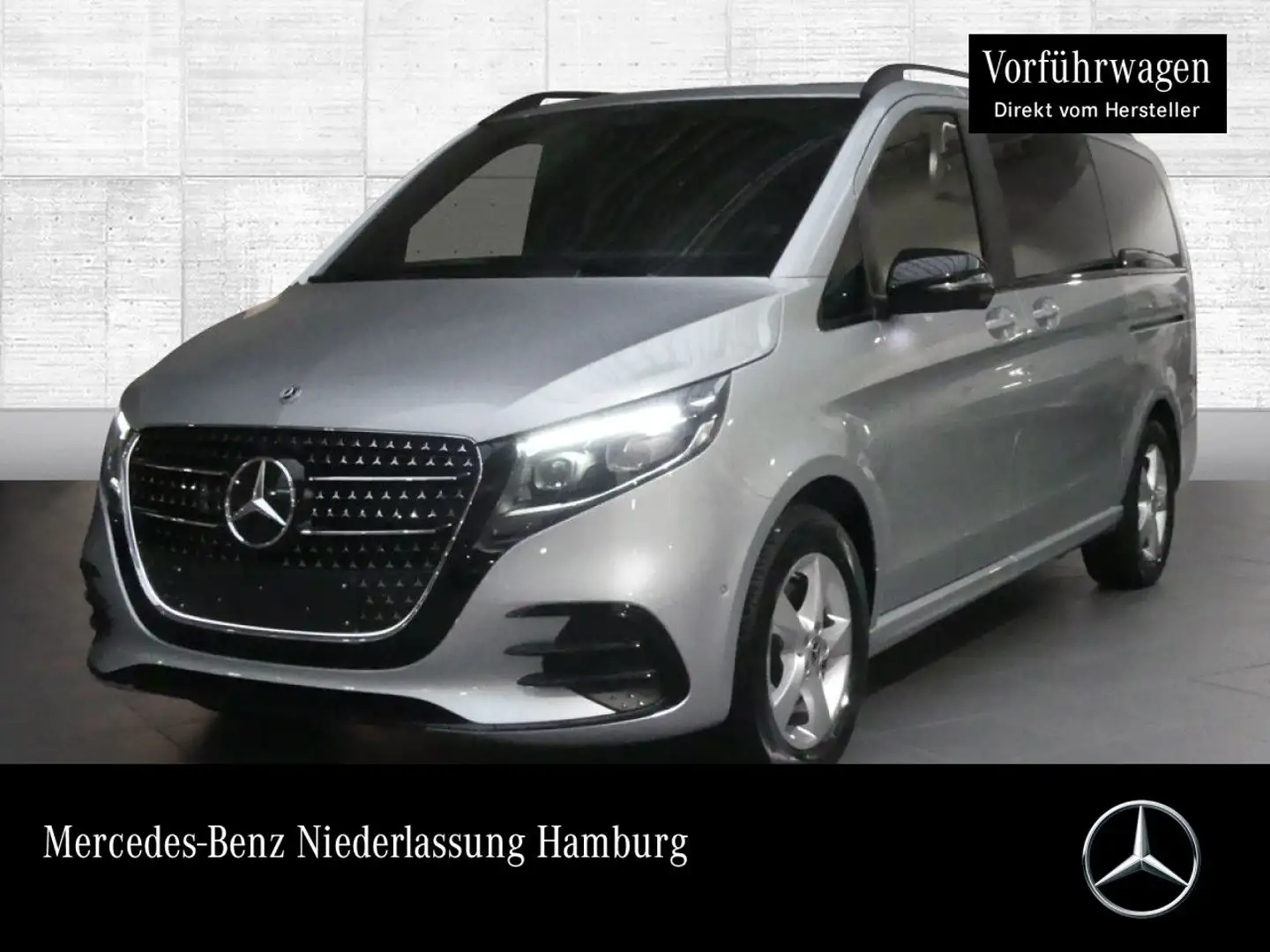 Mercedes-Benz V 300 d AVANTGARDE+AMG+9G+AHK+Klimaautom.+Navi+DIS Silber - 1