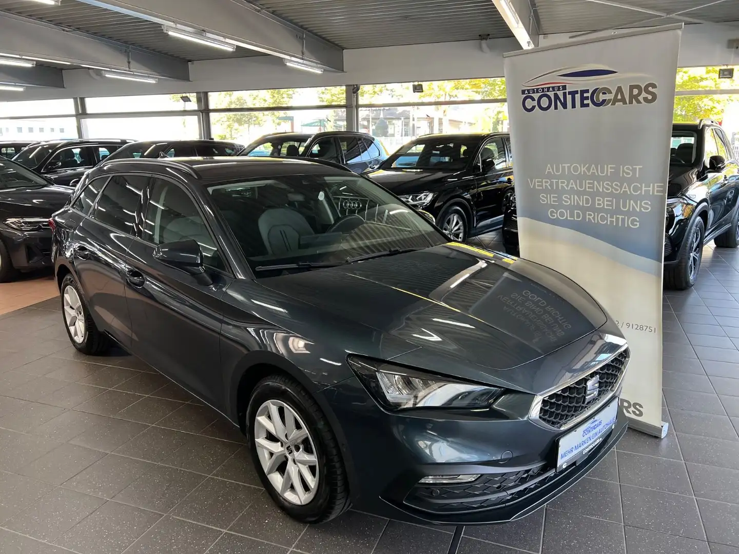 SEAT Leon 2.0 TDI ST Style Navi+Park+Assist M+Kamera Gris - 1