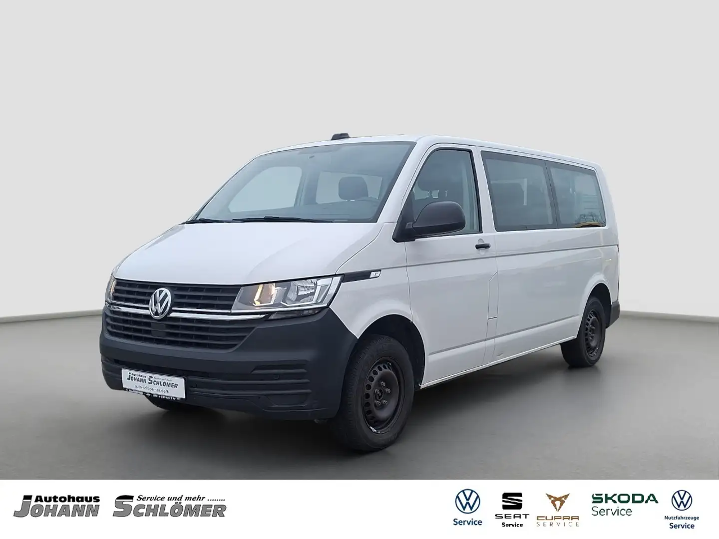 Volkswagen T6.1 Transporter 2.0 TDI Kombi langer Radstand LR NAVI PDC KLIMA TE Weiß - 1