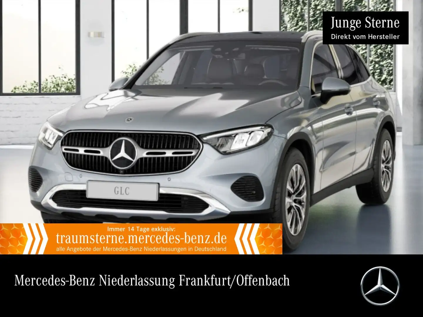 Mercedes-Benz GLC 220 d 4M AVANTG+PANO+360+LED+KEYLESS+9G Silber - 1