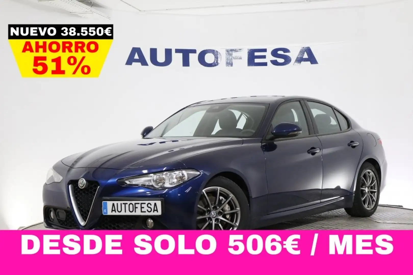 Alfa Romeo Giulia 2.2 JTD SUPER 150cv AUTO 4P # IVA DEDUCIBLE, NAVY, - 1