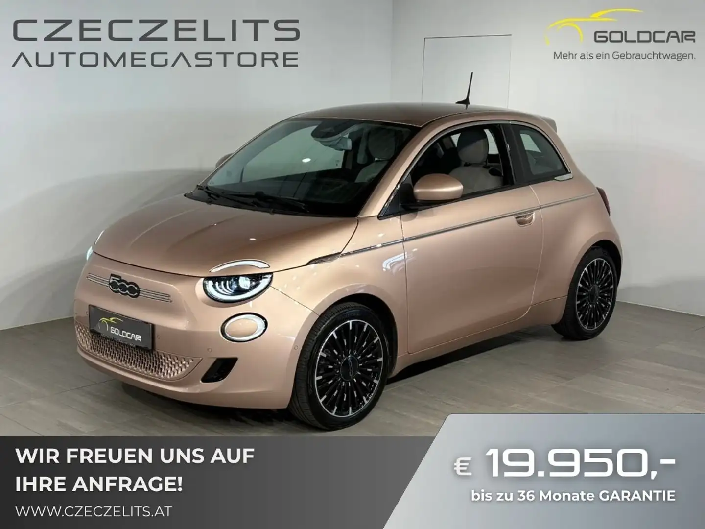 Fiat 500e 500 Elektro La Prima 3+1 42 kWh Gold - 1