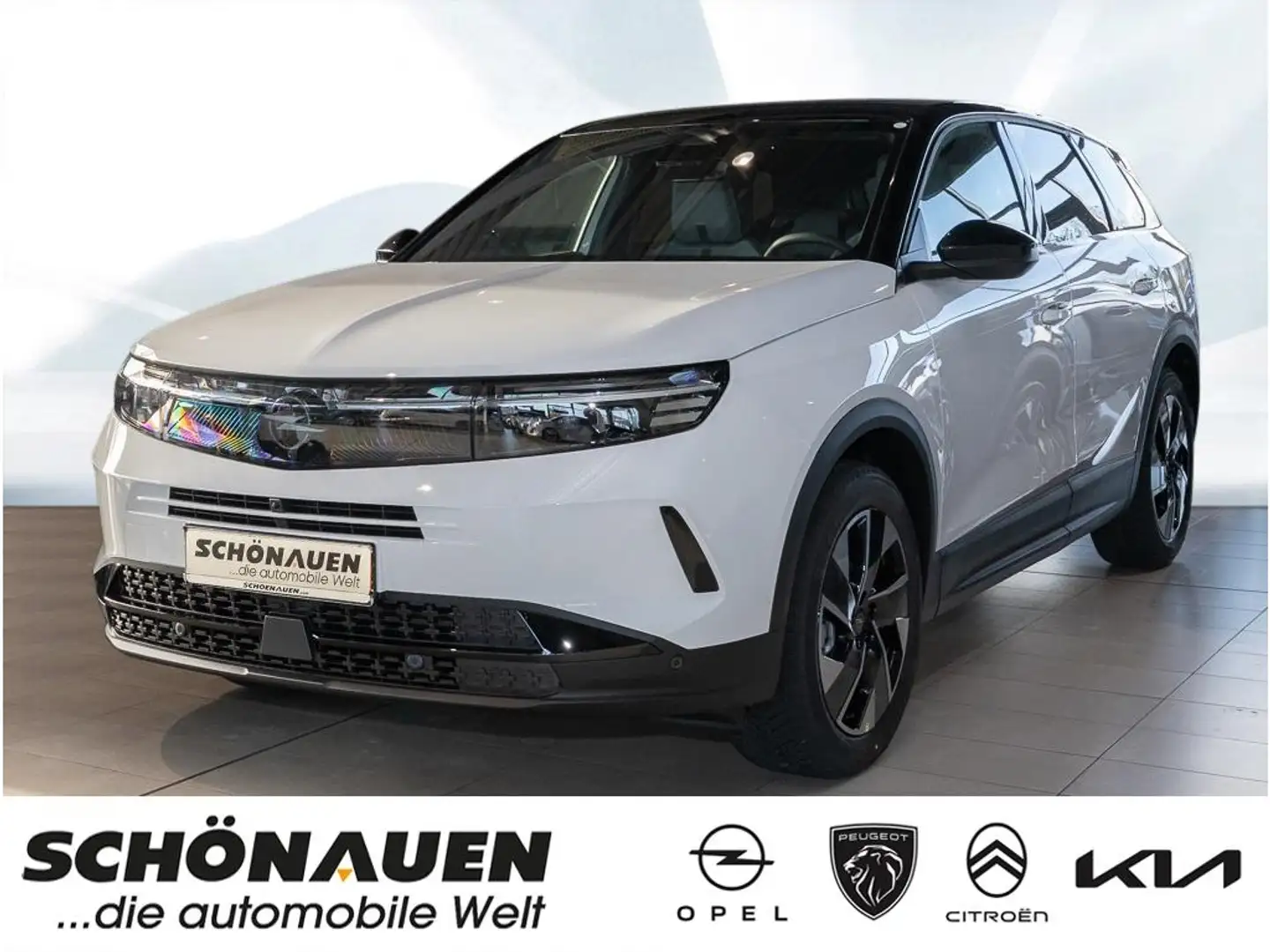 Opel Grandland GS Hybrid +HUD+AHK+NAVI+BC+LHZ+ Blanc - 1