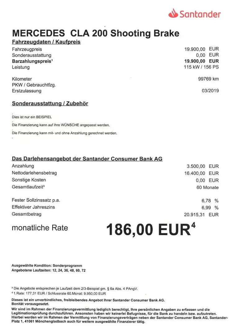 Mercedes-Benz CLA 200 Shooting Brake AMG/Night-Paket/LED/Navi Blanc - 2