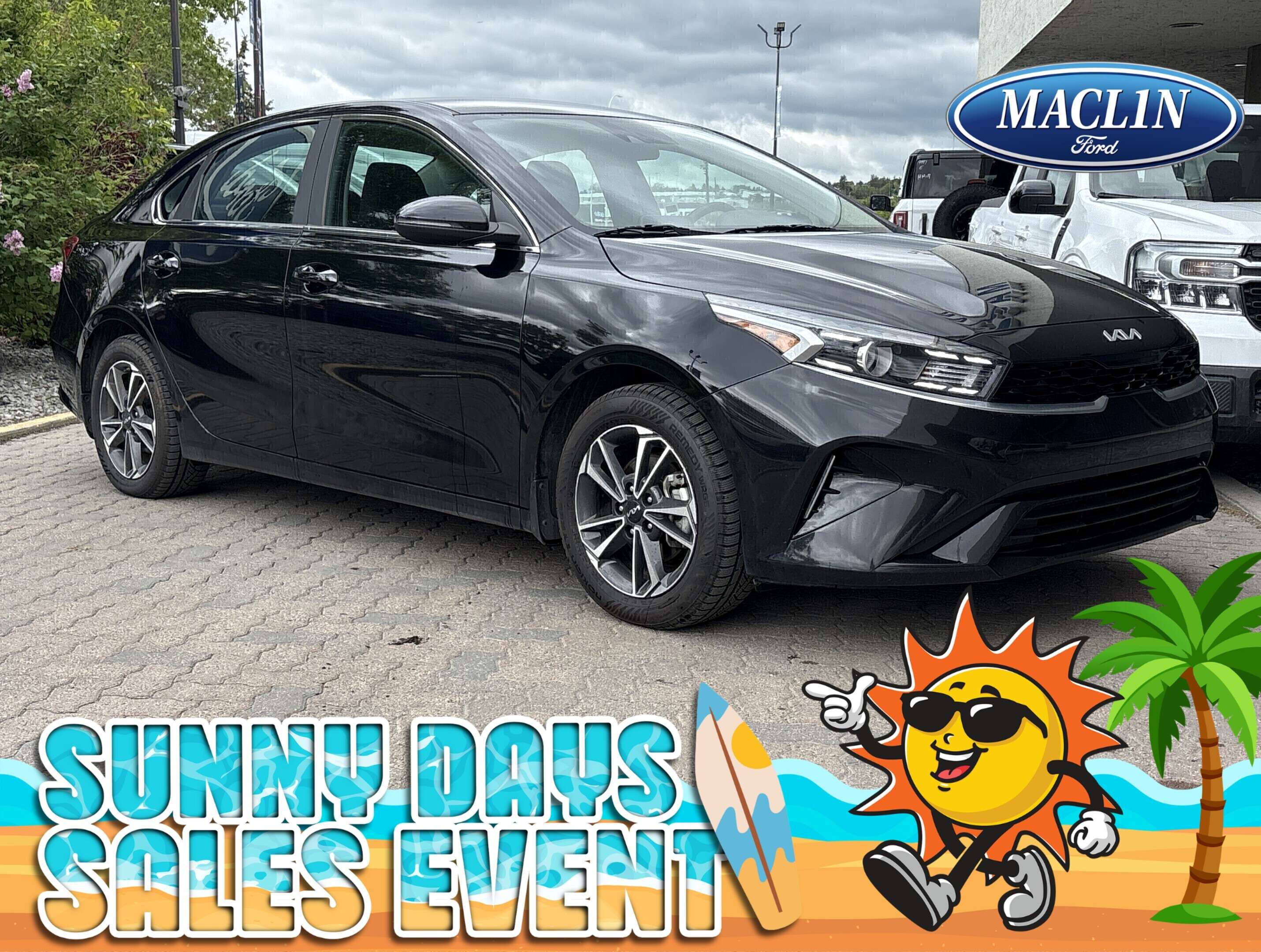 Black 2023 Kia Forte Sedan Automatic