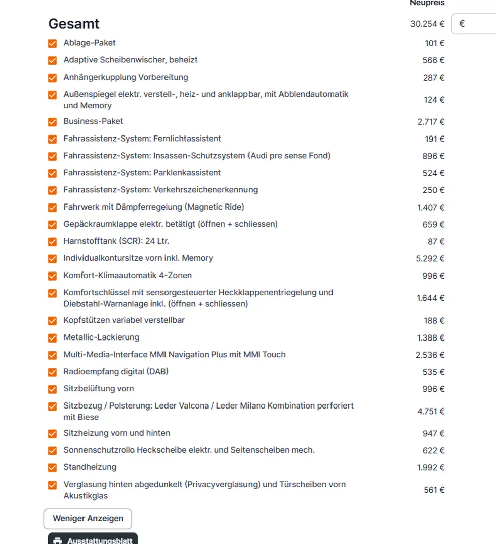 Audi A6 Limousine 40 TDI Sport Schwarz - 2