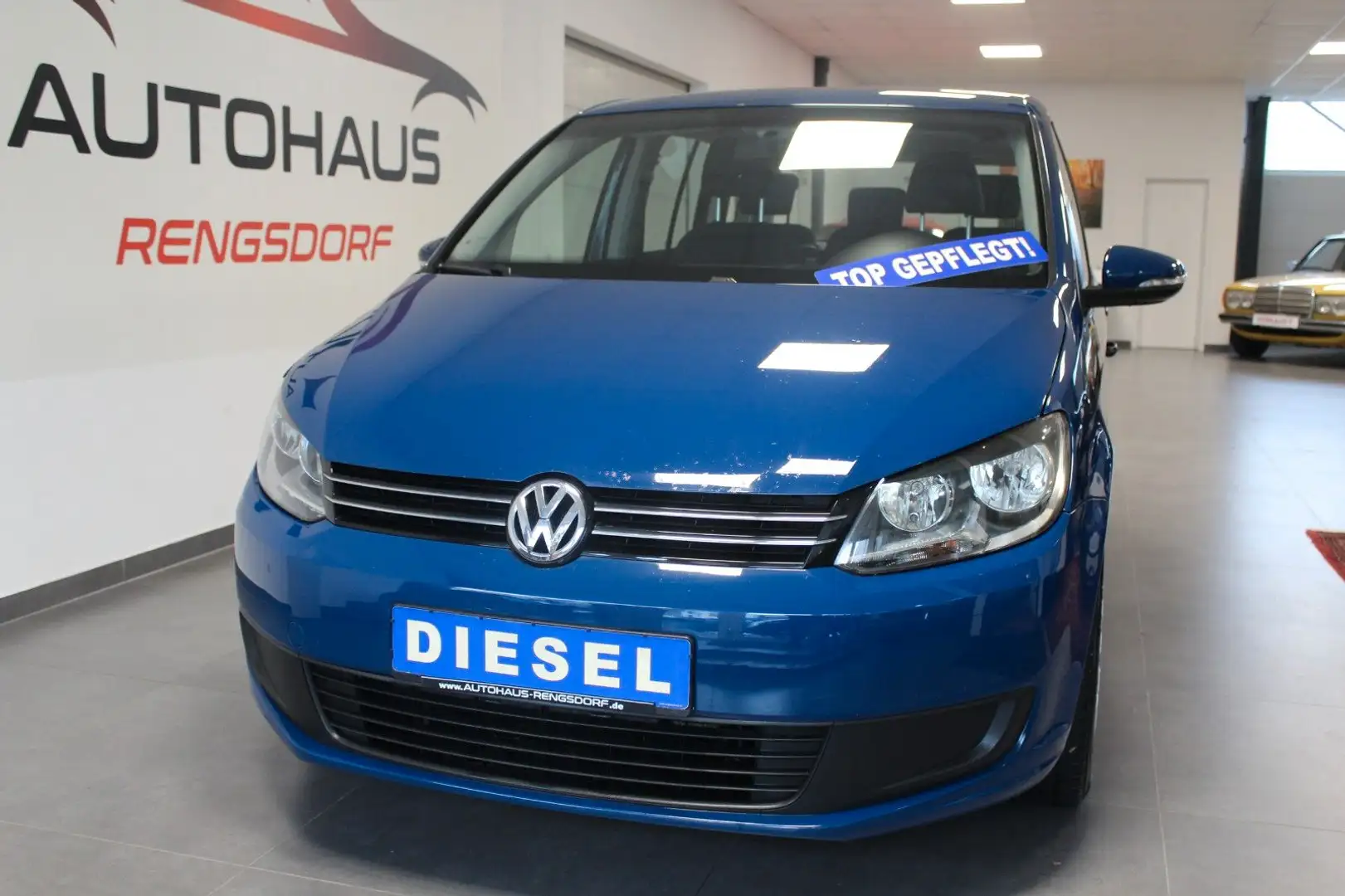 Volkswagen Touran Trendline 1,6 Tdi Azul - 2