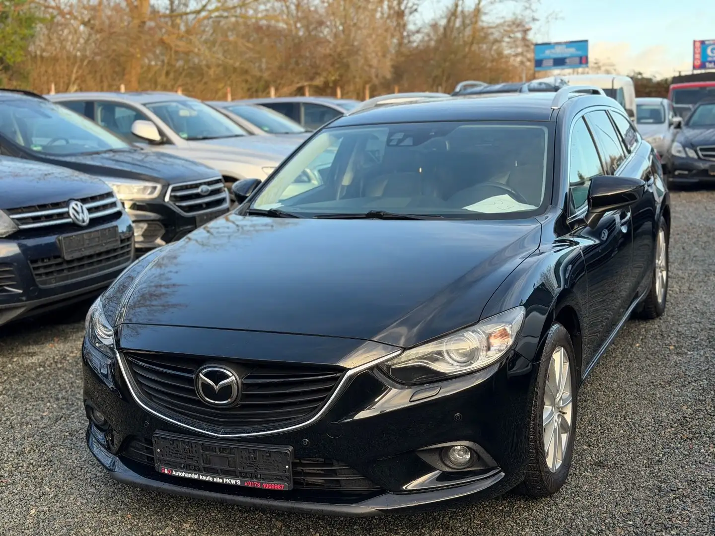 Mazda 6 Kombi Sports-Line*Kamera*TÜV 01/2027Euro 5* Schwarz - 2