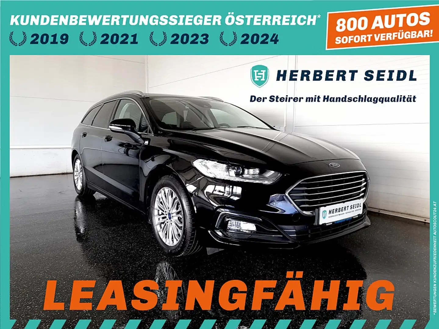 Ford Mondeo Turnier TITANIUM 2,0 EcoBlue Aut. *SKY / MATRIX... Schwarz - 1