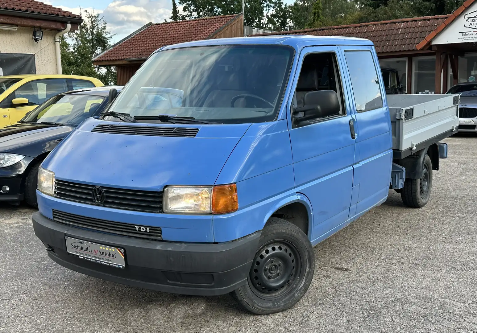 Volkswagen T4 Transporter Doppelkabine Pritsche Синій - 1
