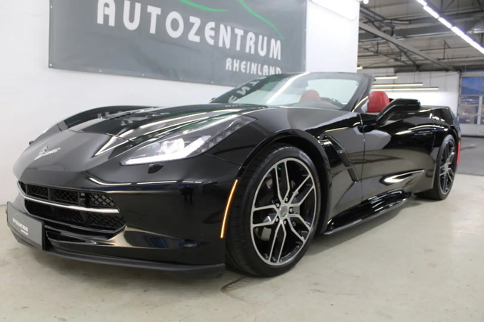Corvette C7 Stingray Cabrio 3LT Sitzlüftung/Splitview/HuD Schwarz - 1