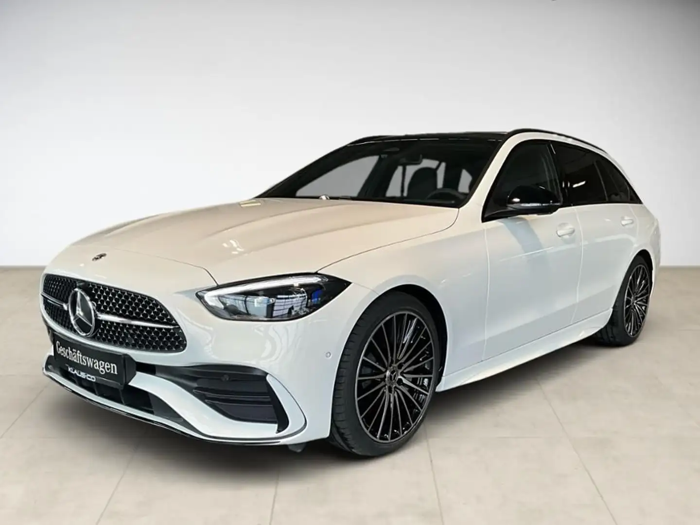 Mercedes-Benz C 200 T AMG 360 ACC AHK AUT Akustikglas DynLicht Weiß - 1