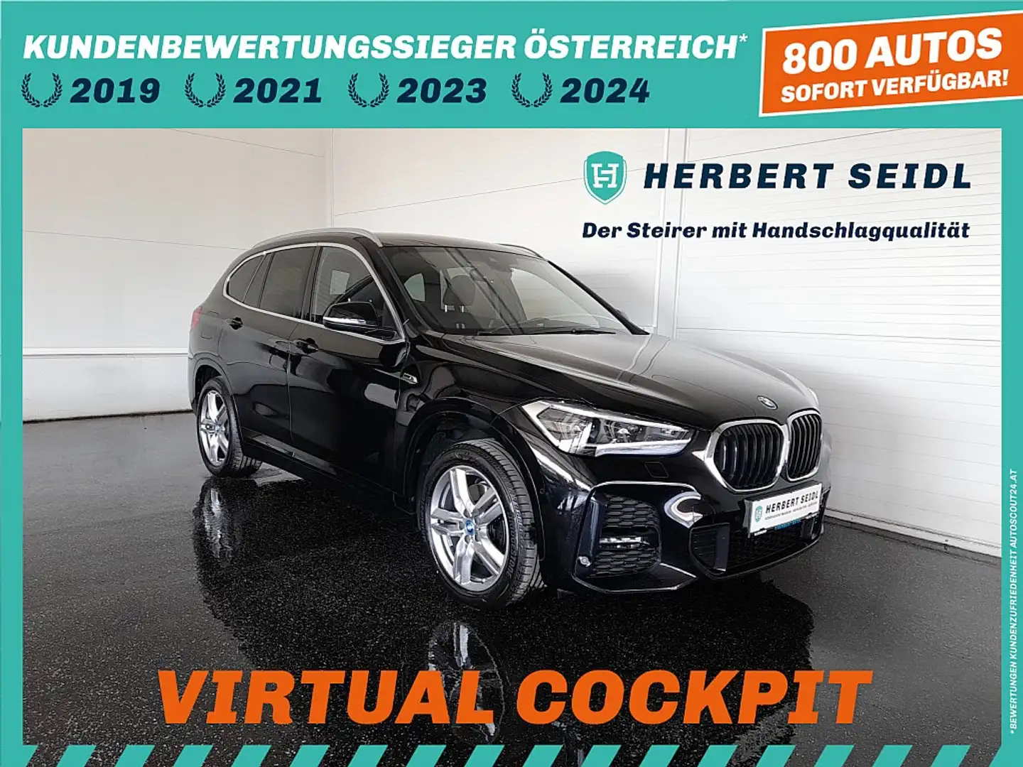 BMW X1 M-Sport 4x4 25e Aut. *LED ADAPTIV / NAVI / VIRT... Negru - 1