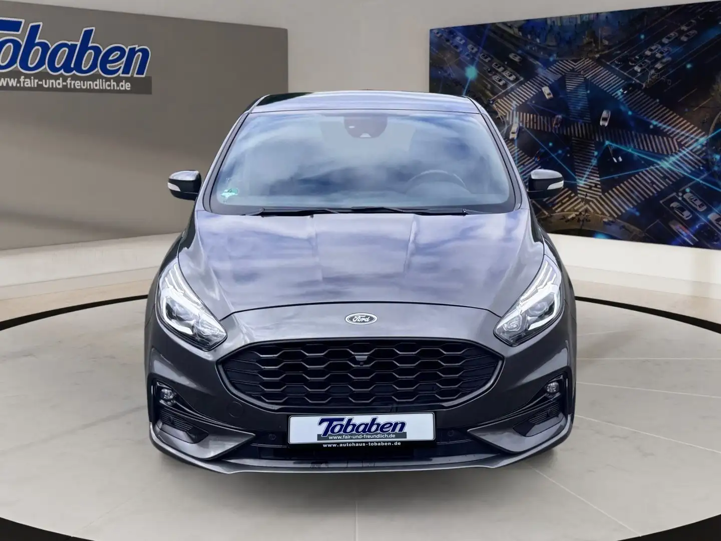 Ford S-Max ST-Line + Panorama + LED + ACC Gris - 2