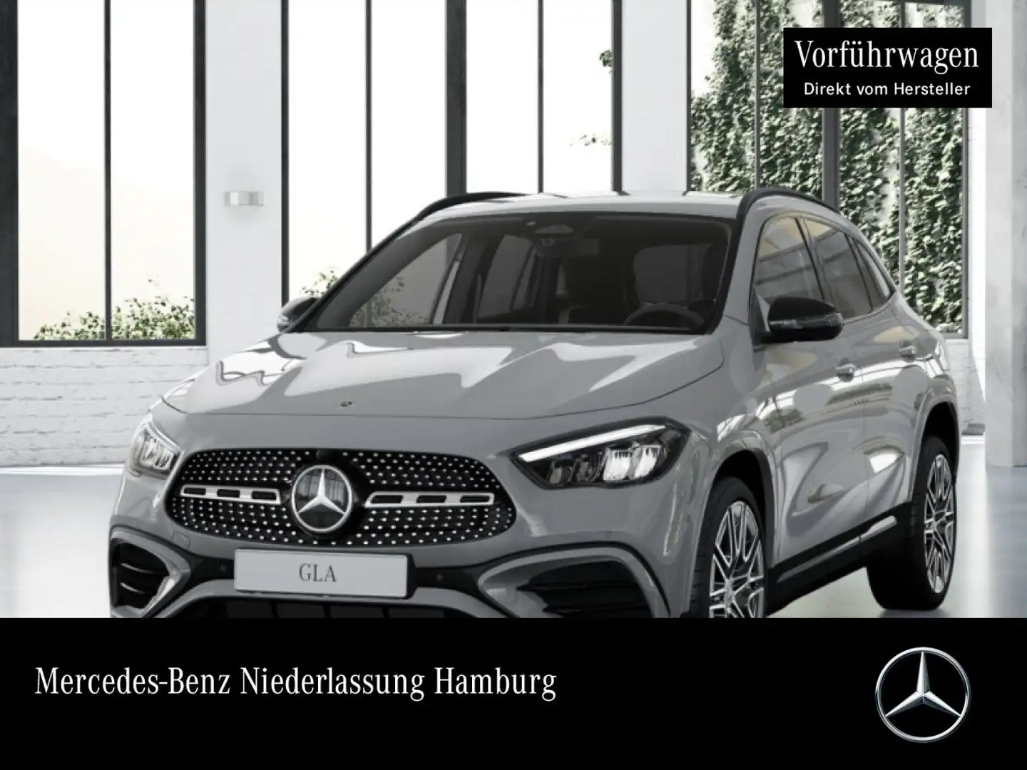 Mercedes-Benz GLA 200 d AMG+NIGHT+360°+AHK+LED+TOTW+KEYLESS+8G Grau - 1