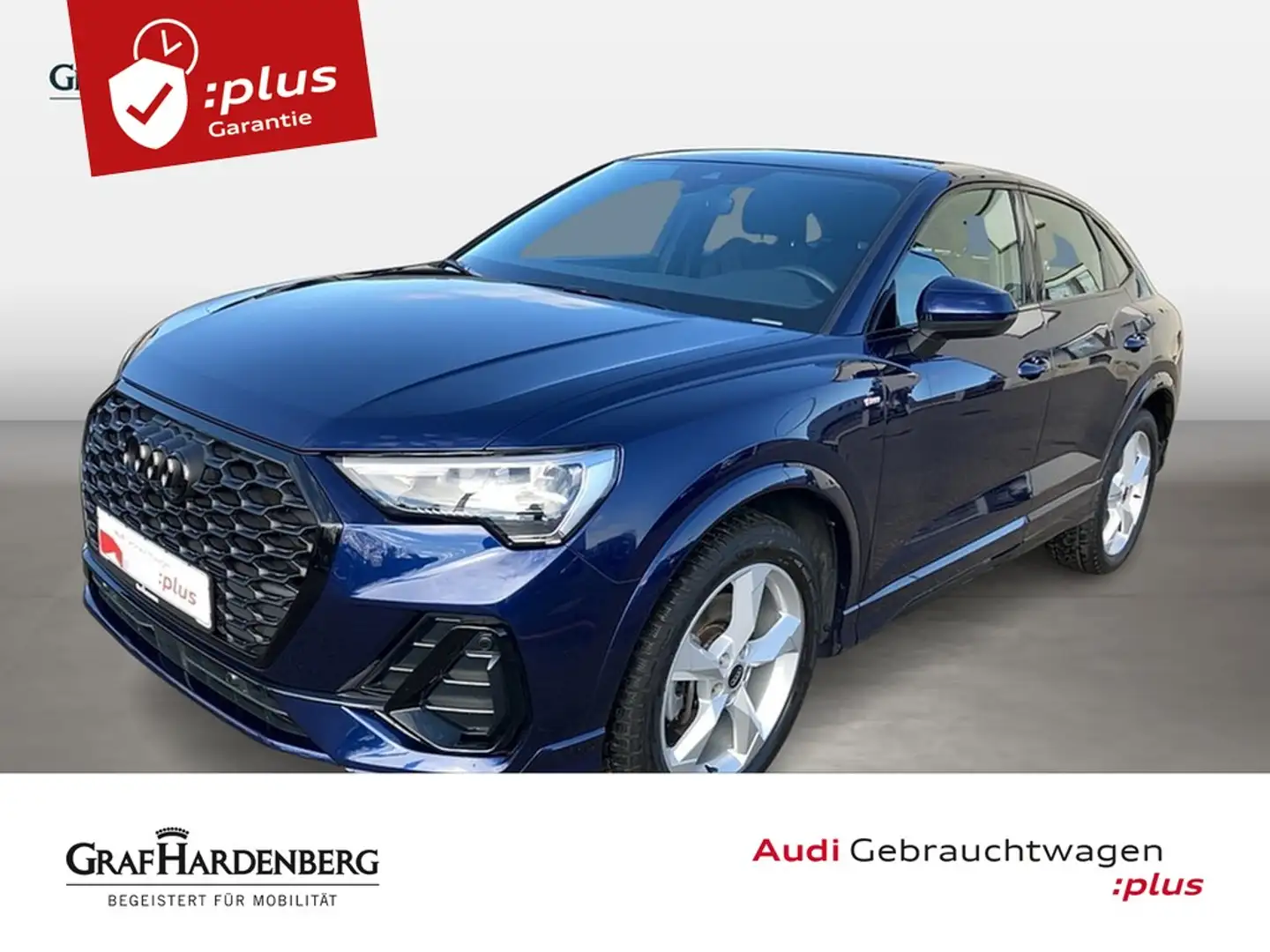 Audi Q3 Sportback S-Line 45TFSI Quattro S-Tr. AHK Blau - 1