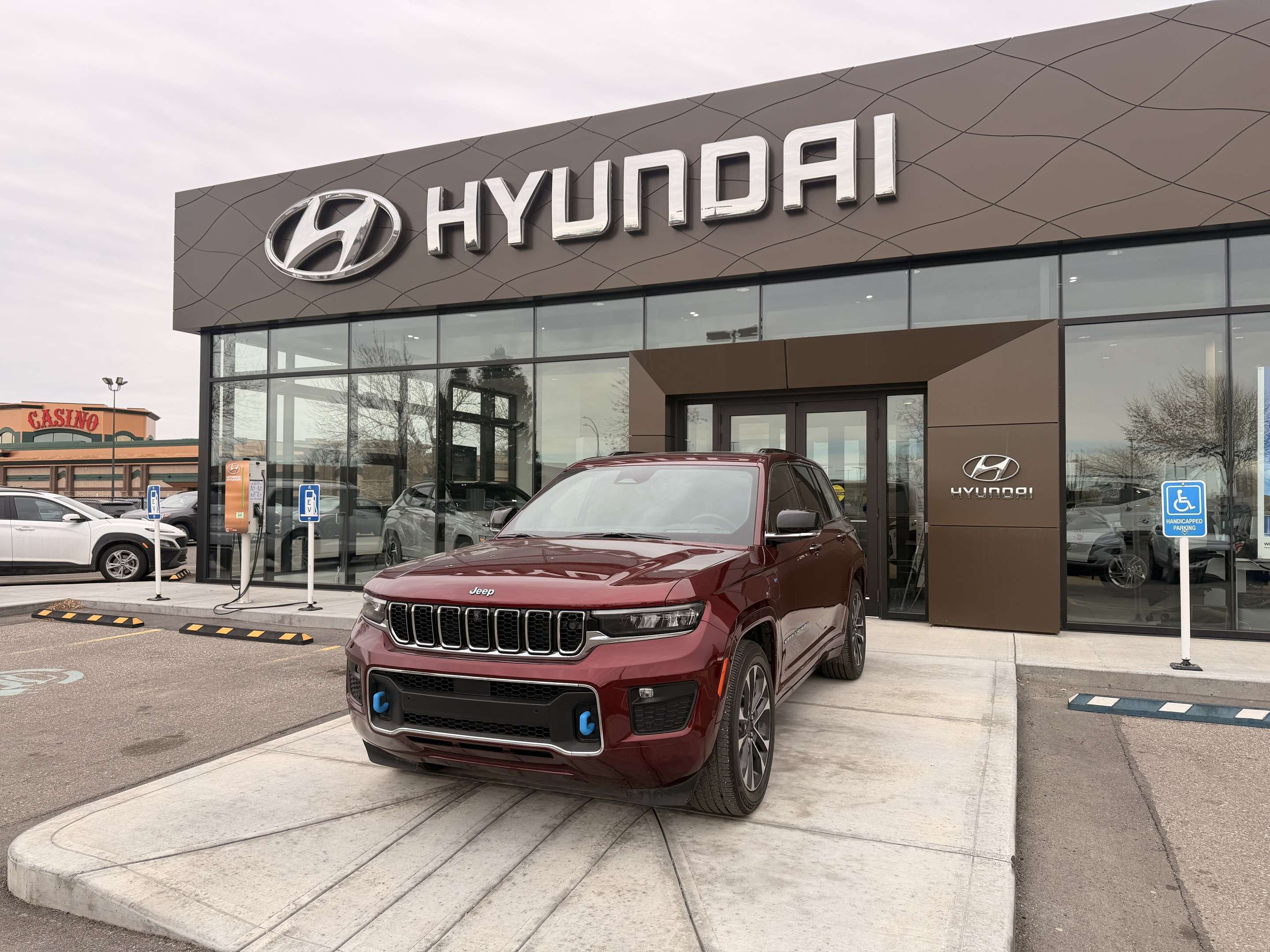 Red 2023 Jeep Grand Cherokee 4xe SUV / Crossover Four-Wheel Drive 8-Speed Automatic