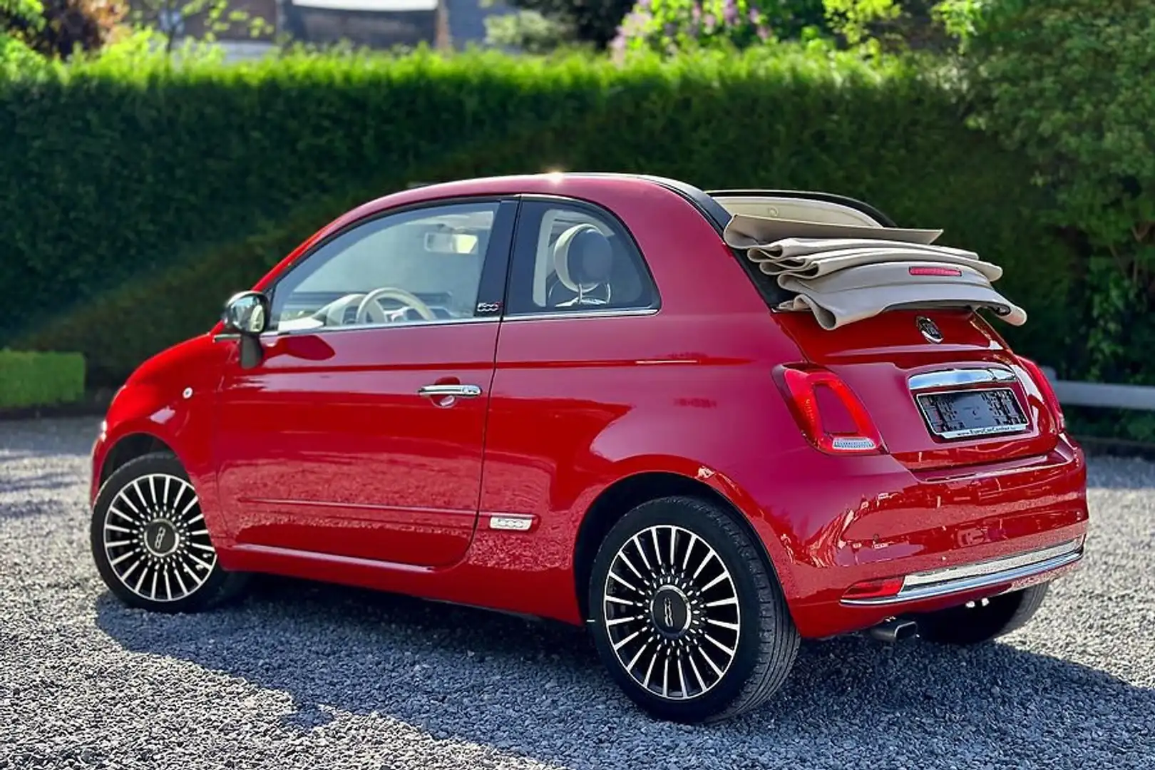 Fiat 500C 500C 0.9 T TwinAir Lounge Rood - 1