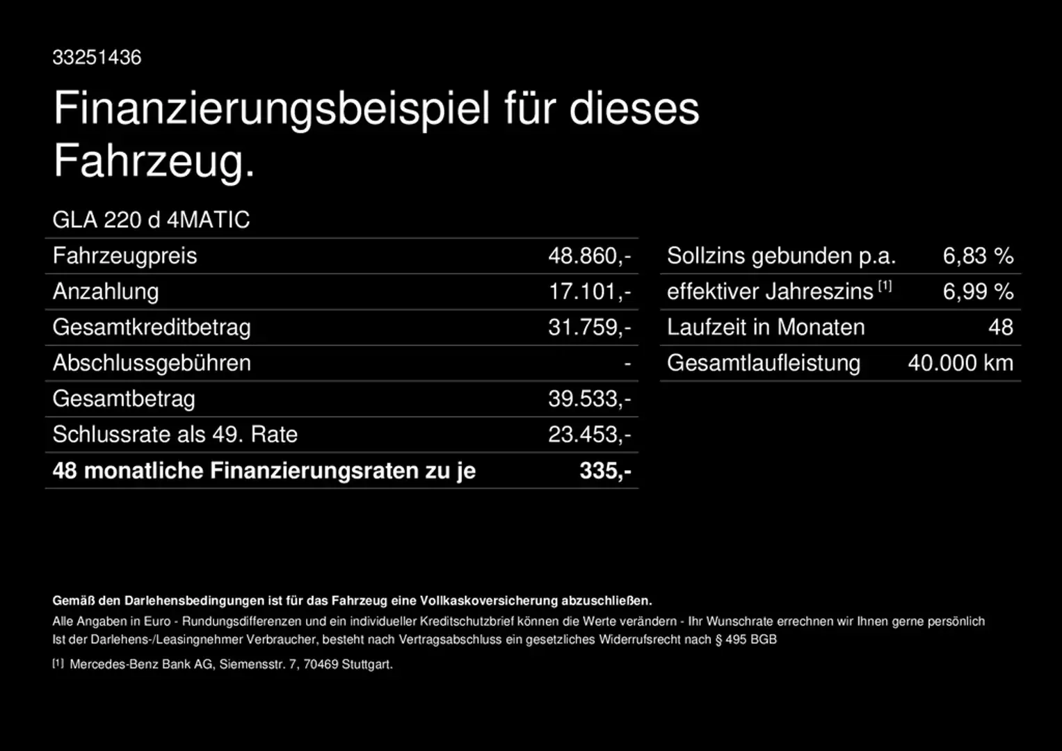 Mercedes-Benz GLA 220 d 4M AMG Multibeam Panorama 360°-Kamera Noir - 2