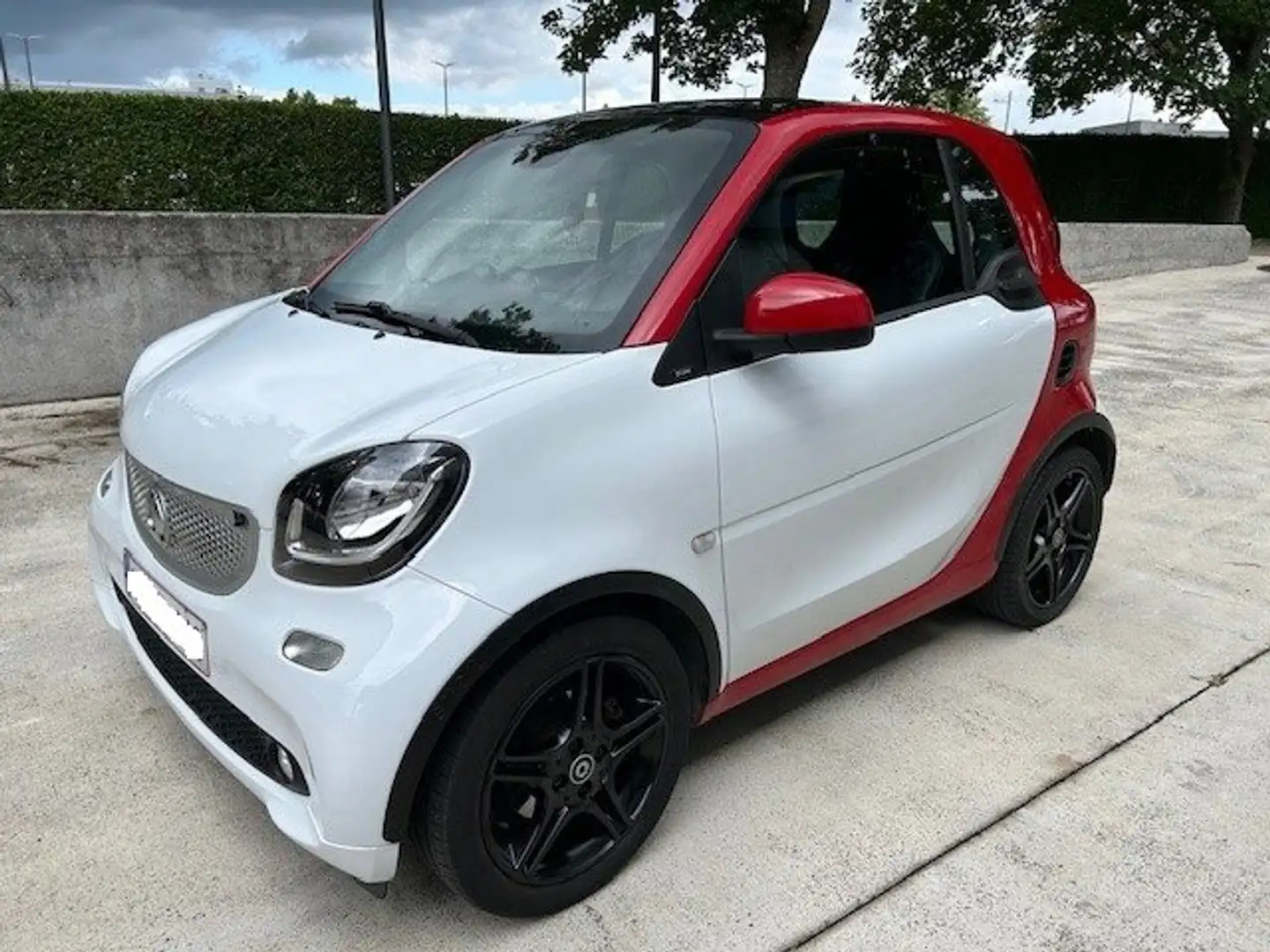smart forTwo Fortwo coupé 0.9 Turbo Prime DCT Blanc - 1