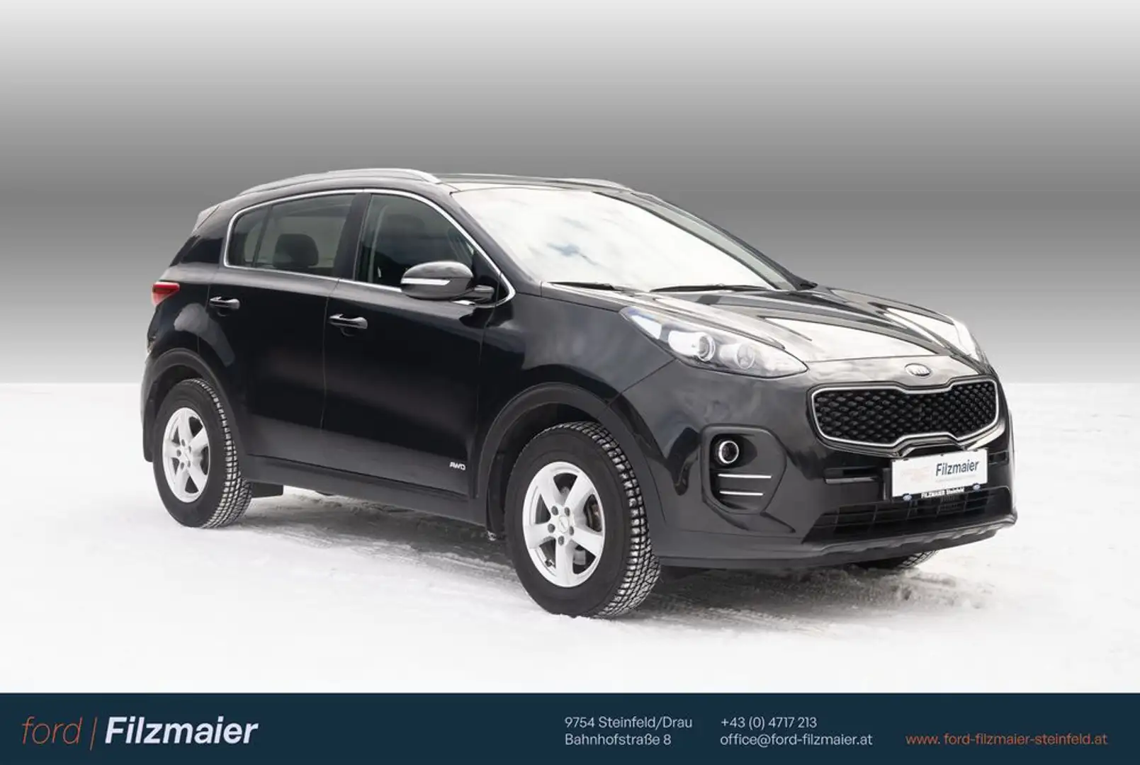 Kia Sportage Silber 4WD Schwarz - 1