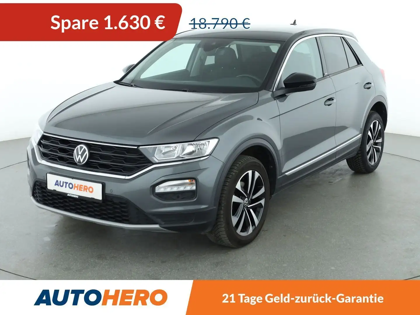 Volkswagen T-Roc 1.0 TSI United*NAVI*CAM*SHZ* Grijs - 1
