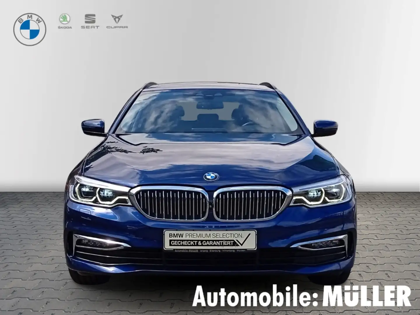 BMW 530 d Luxury Line xDrive Touring Park-Assistent HUD St Blauw - 2