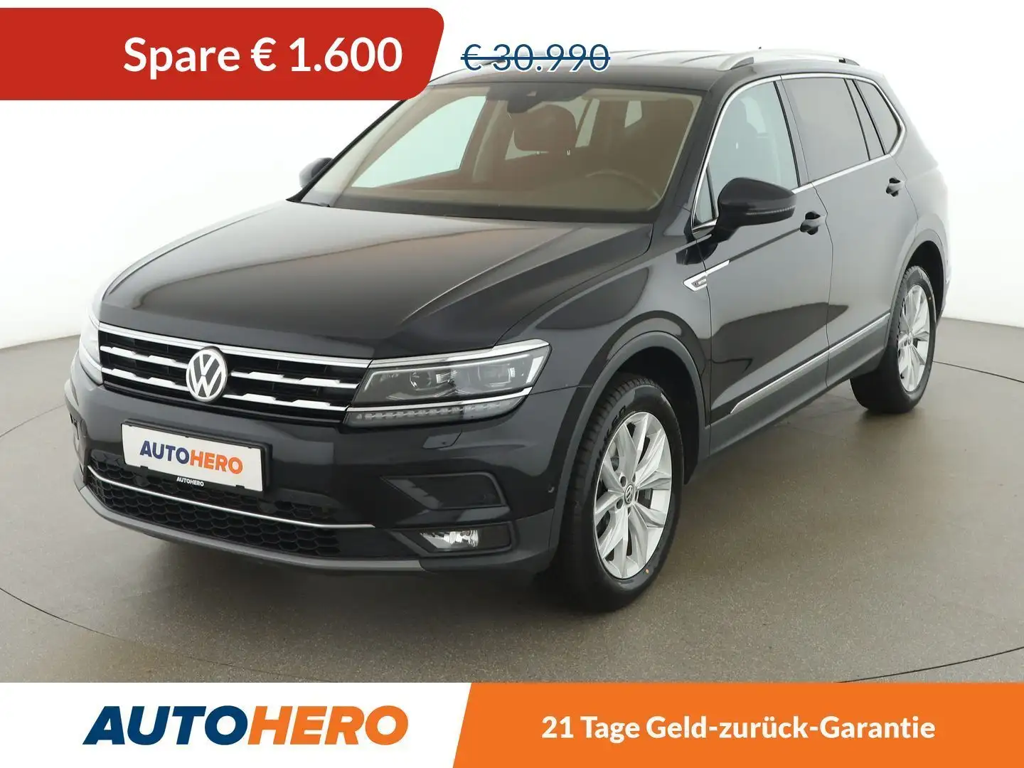 Volkswagen Tiguan Allspace 2.0 TDI Highline 4Motion Aut. *ACC*SPUR*TOT*AHK* Schwarz - 1