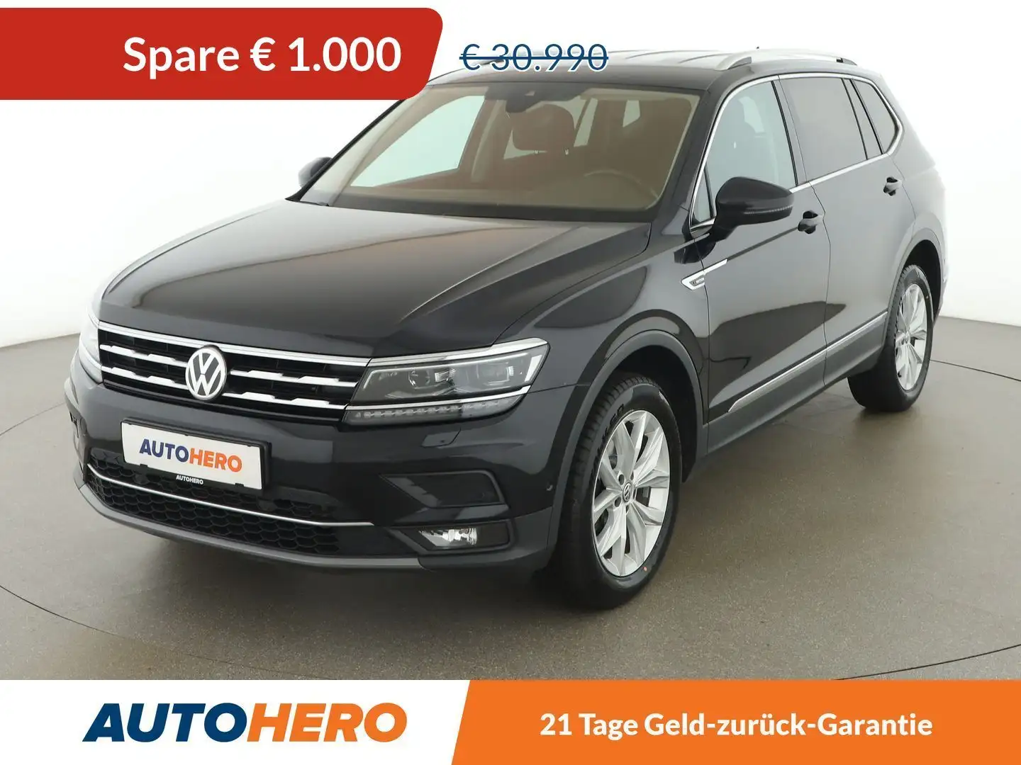 Volkswagen Tiguan Allspace 2.0 TDI Highline 4Motion Aut. *ACC*SPUR*TOT*AHK* Noir - 1