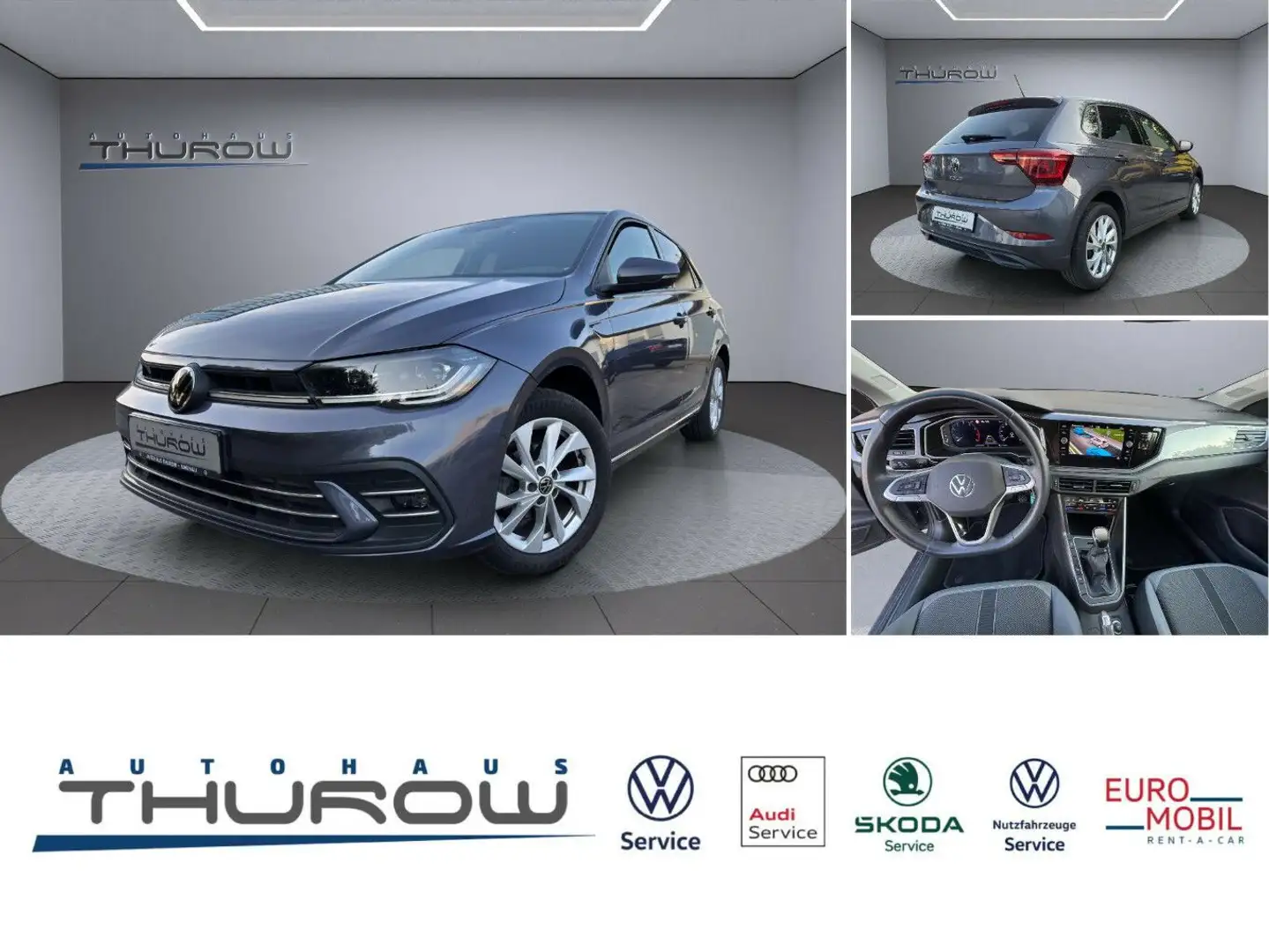 Volkswagen Polo 1.0 TSI Style Matrix-LED ACC Navi Park Assi Grau - 1