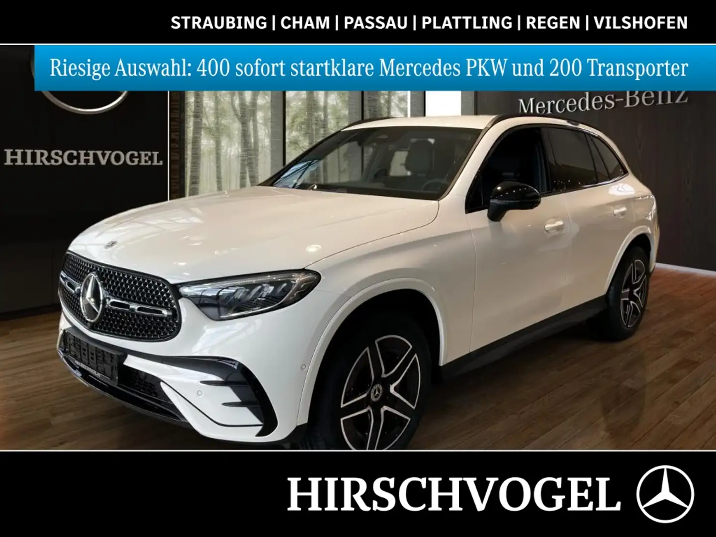 Mercedes-Benz GLC 300 e 4M EDITION AMG-Line+Night+AHK+DISTRON Weiß - 1