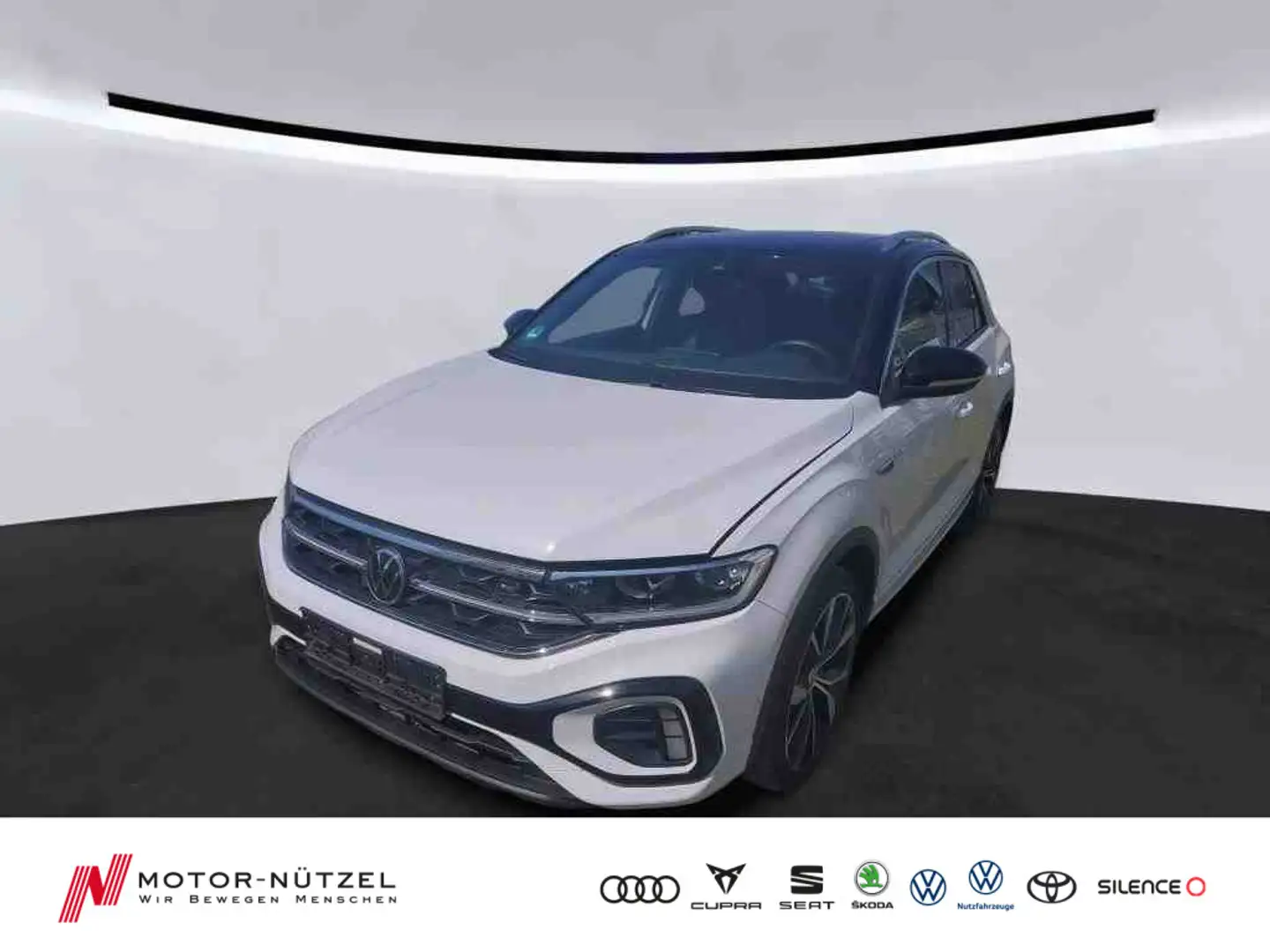 Volkswagen T-Roc 2.0 TSI DSG 4M R-LINE MATRIX+NAVI+PANO+ACC Weiß - 1
