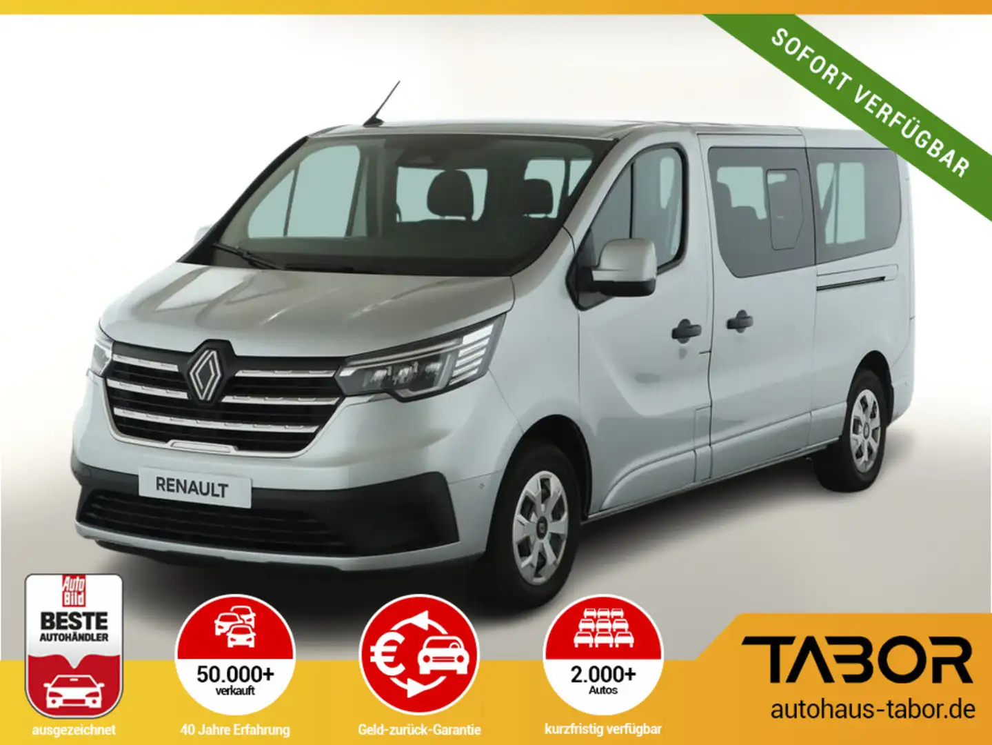 Renault Trafic Grand Evolution SHZ Kam LED PDC UVP-40%* Grau - 1