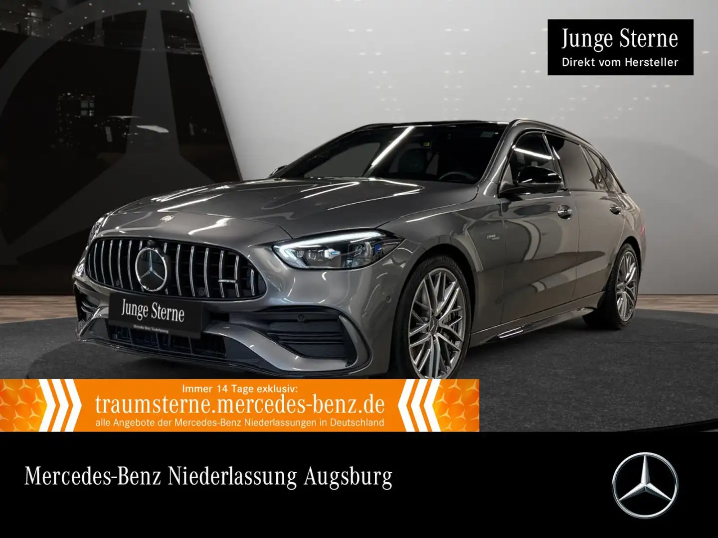 Mercedes-Benz C 43 AMG C 43 4M T-Modell NIGHT+PANO+360+BURMESTER+19"+9G Grau - 1