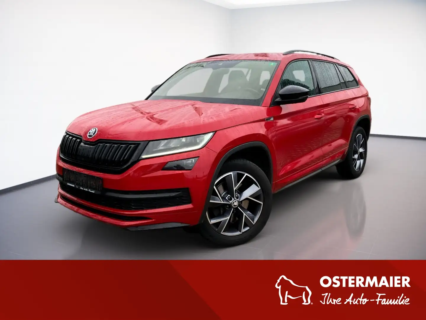 Skoda Kodiaq 4x4 Sportline 2.0TDI NAVI.360°.ParkA.AHK.BusinessP Rosso - 1