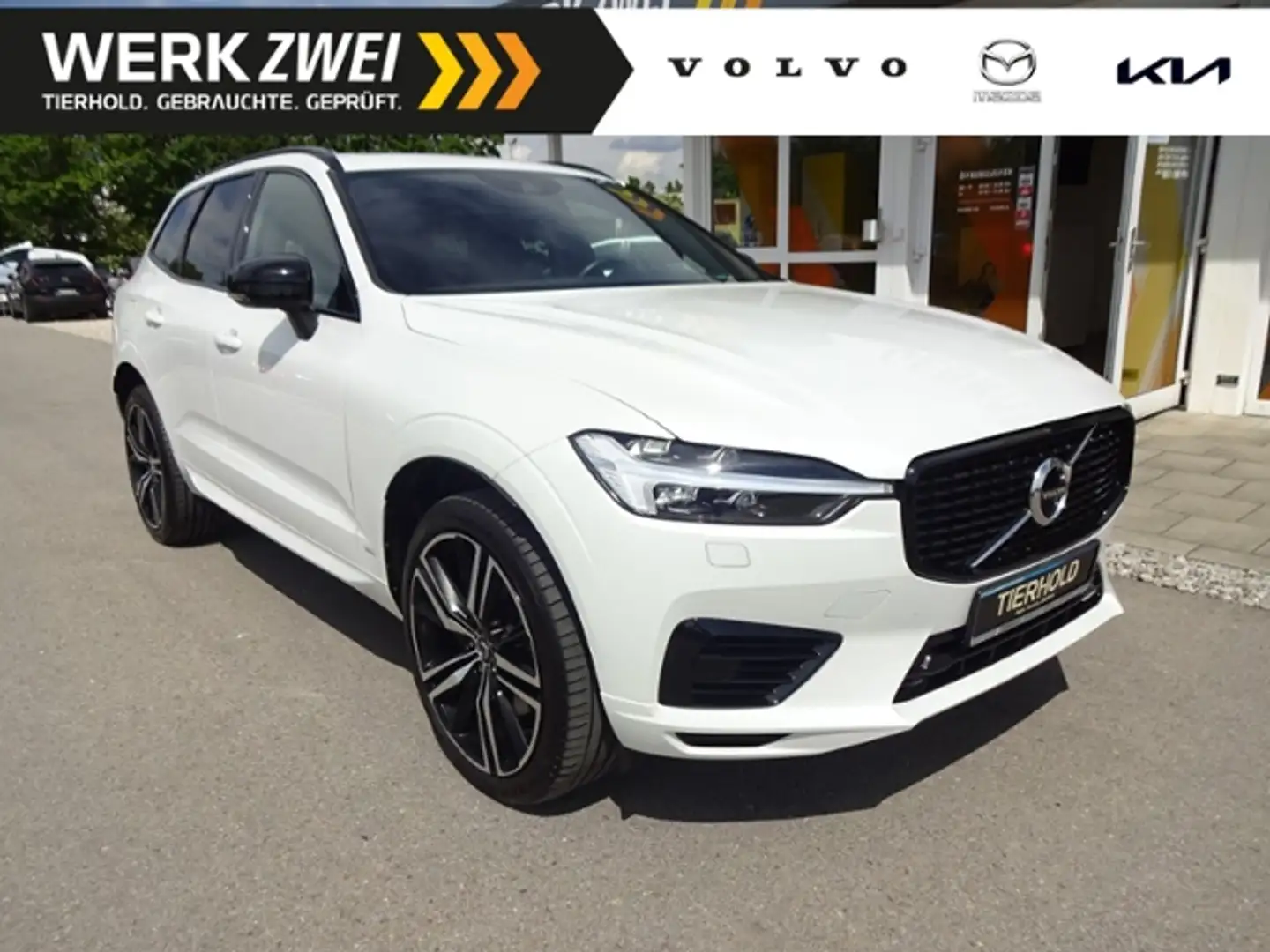 Volvo XC60 T6 R Design Plug-In Hybrid AWD AHK ACC HUD Weiß - 1