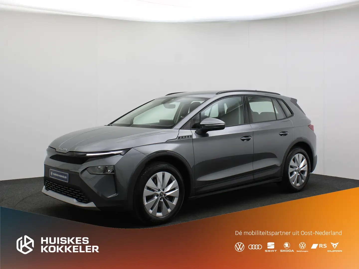 Skoda Elroq Elektromotor 55 kWh 170pk Selection Grijs - 1