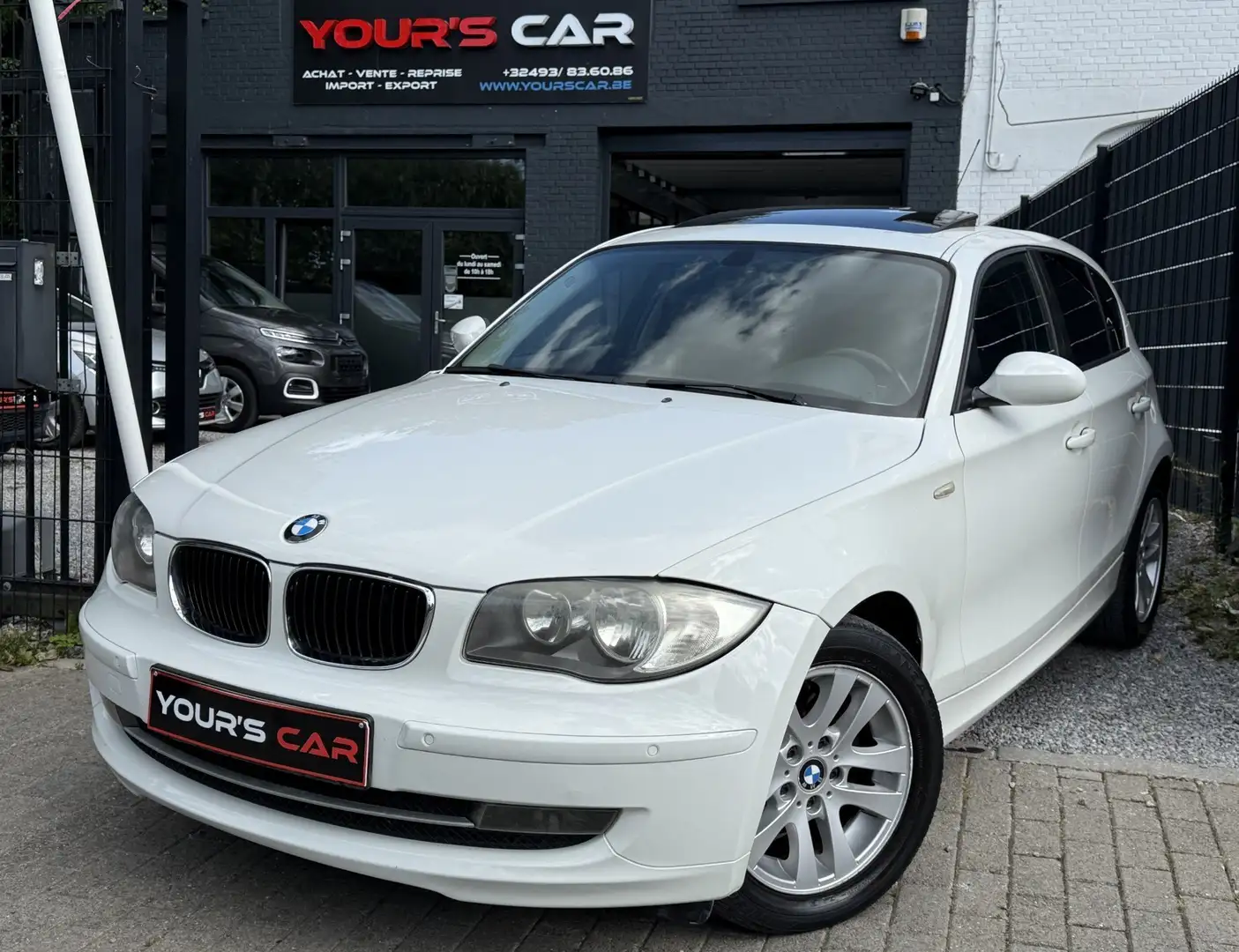 BMW 118 d - Boite Automatique - Euro 5 - Clim - Garantie ! Blanc - 1