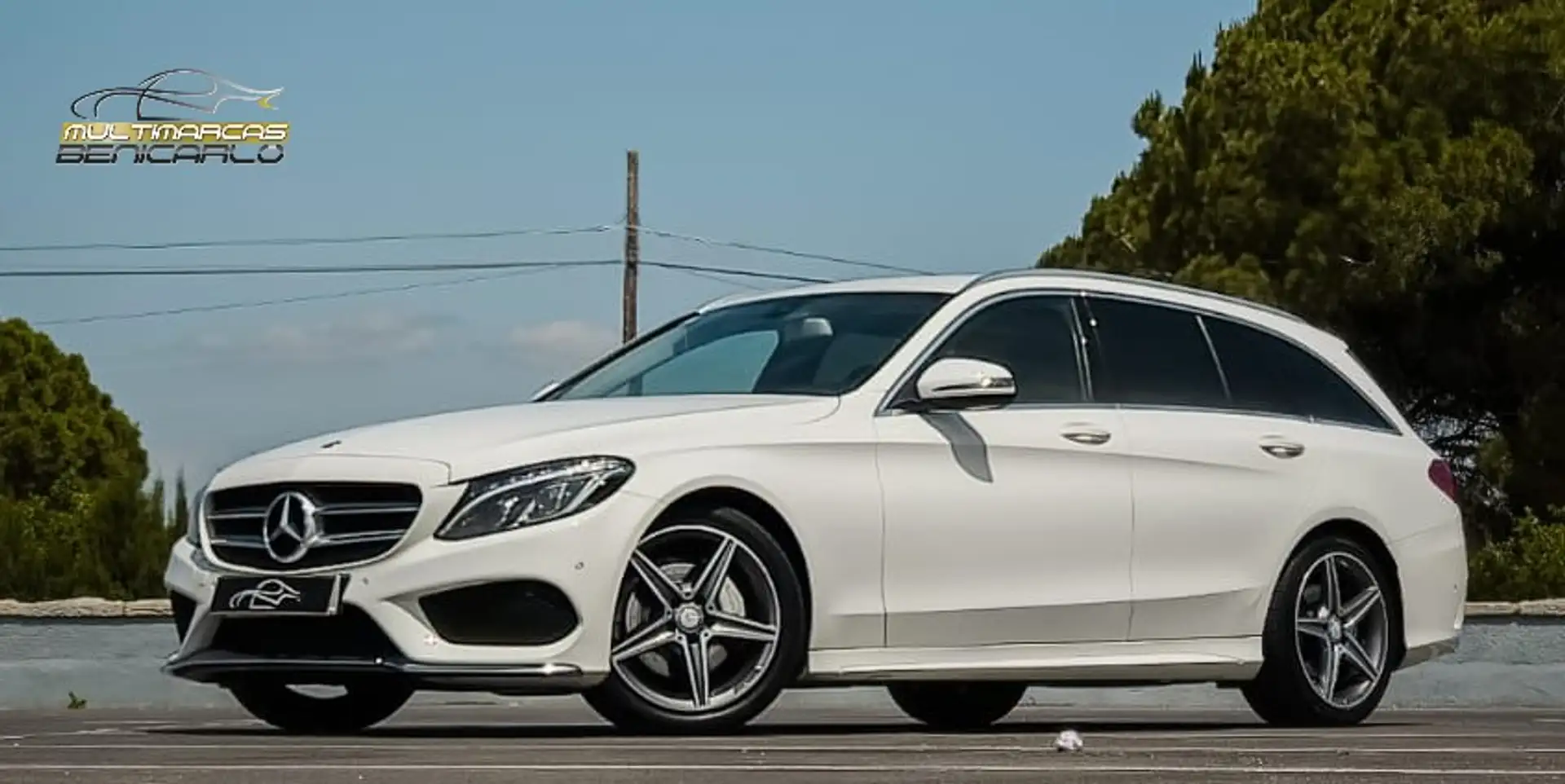 Mercedes-Benz C 220 Estate 220d 7G Plus Blanc - 1