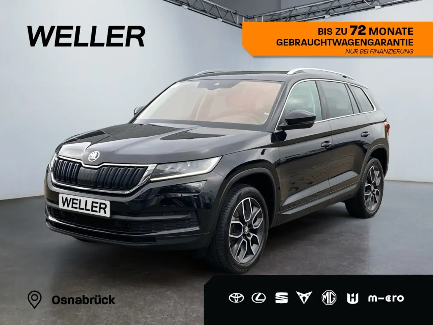 Skoda Kodiaq 2.0 TDI 4x4 DSG Style *LED*ACC*Leder*CAM* Schwarz - 1