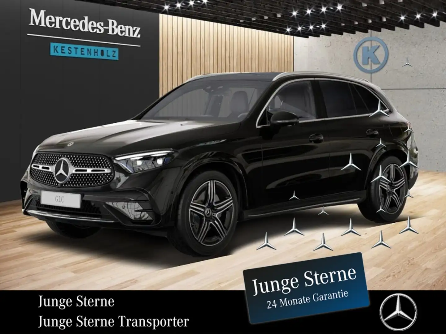 Mercedes-Benz GLC 300 de 4M *AMG*AHK*360°KAM*MBUX*PANO*STHZ* Schwarz - 1