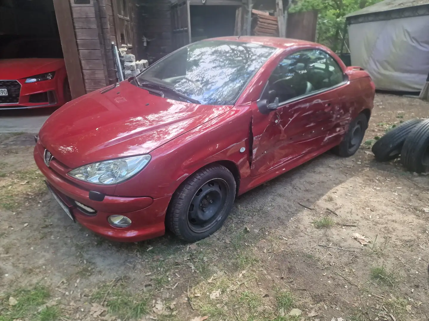 Peugeot 206 206 CC 110 Automatik Platinum Rot - 2