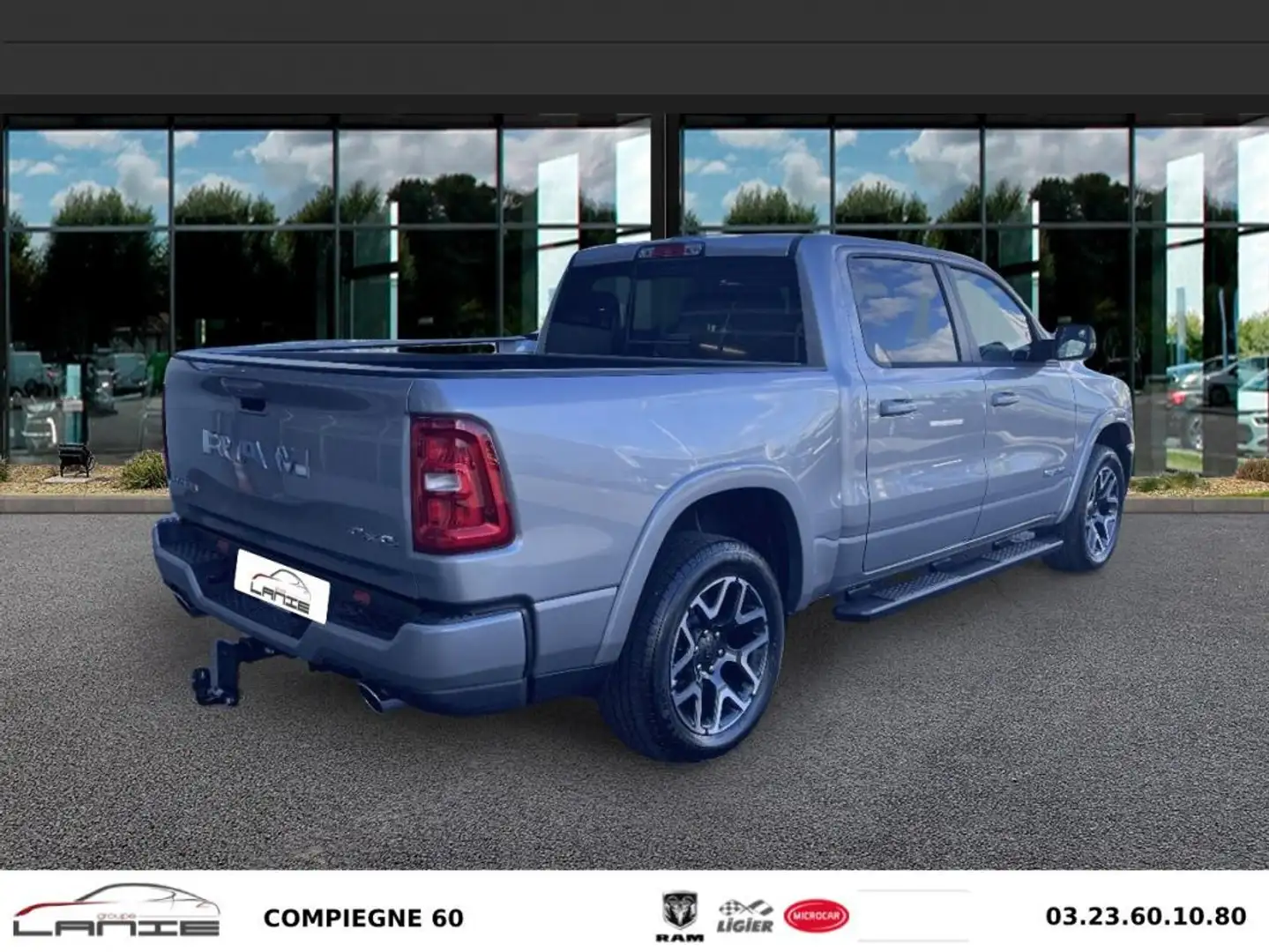 Dodge RAM 1500 CREW CAB 3.0 HURRICANE L6 TWIN TURBO 420 CH L Argent - 2