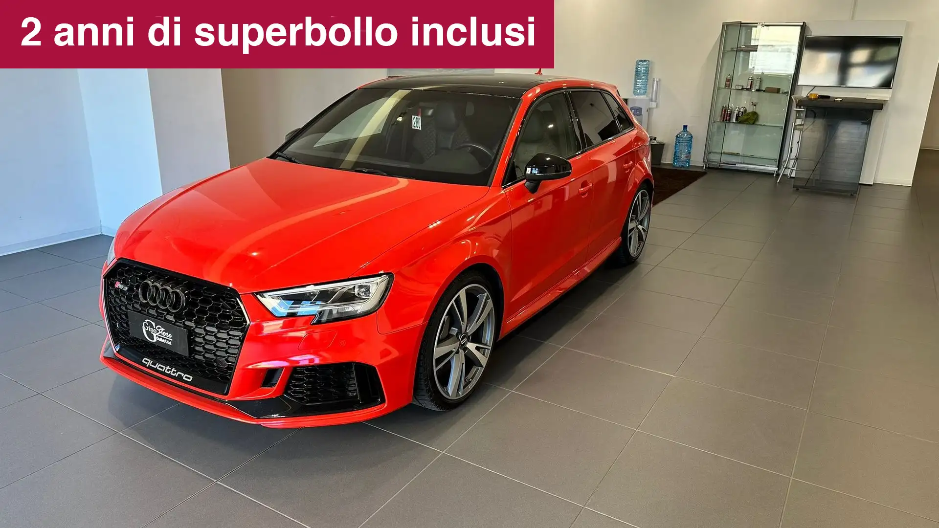 Audi RS3 ABT carbonceramica 500 cv Rot - 1