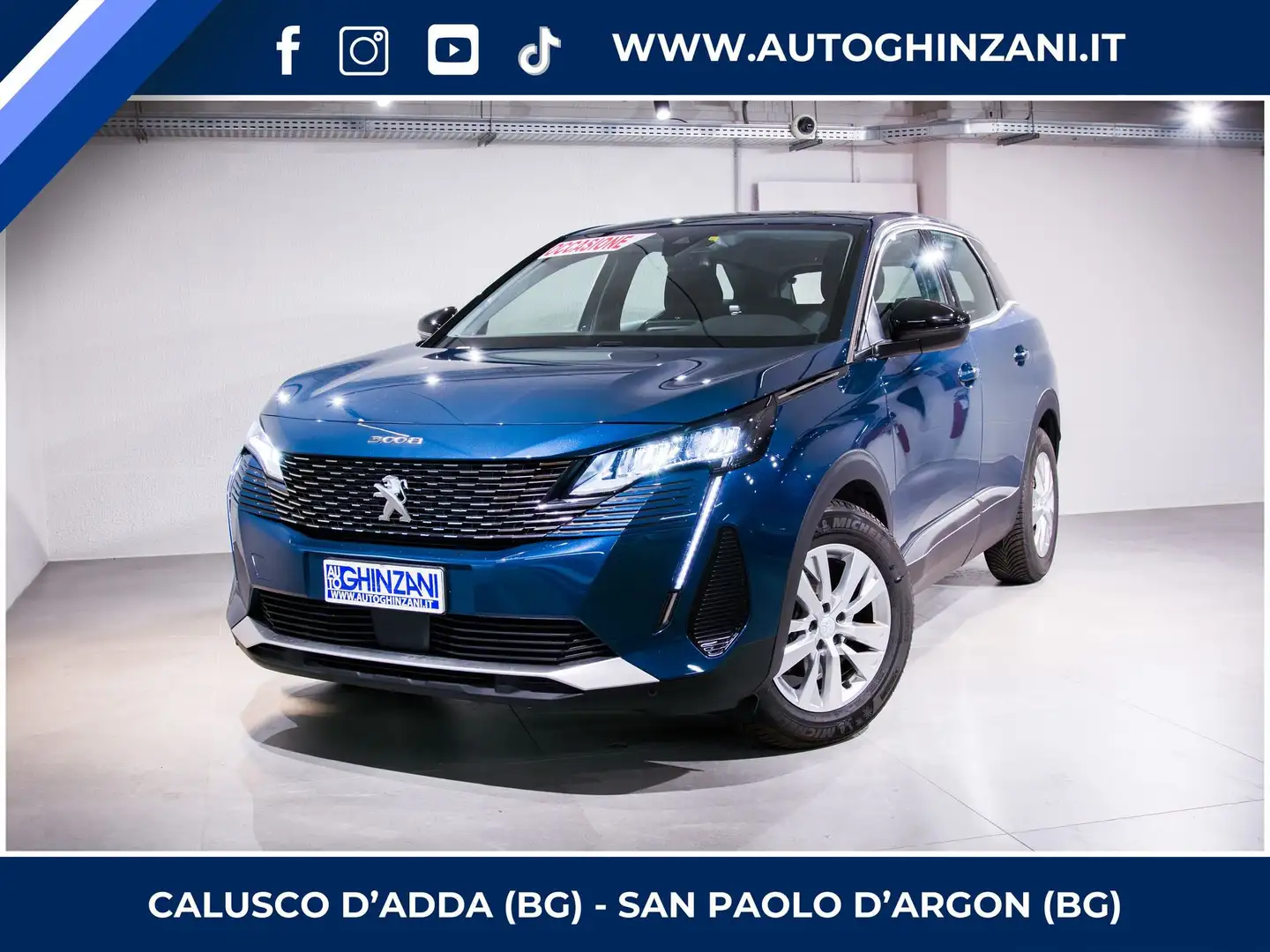 Peugeot 3008 PureTech Turbo 130 S&S Active Pack Blu/Azzurro - 1