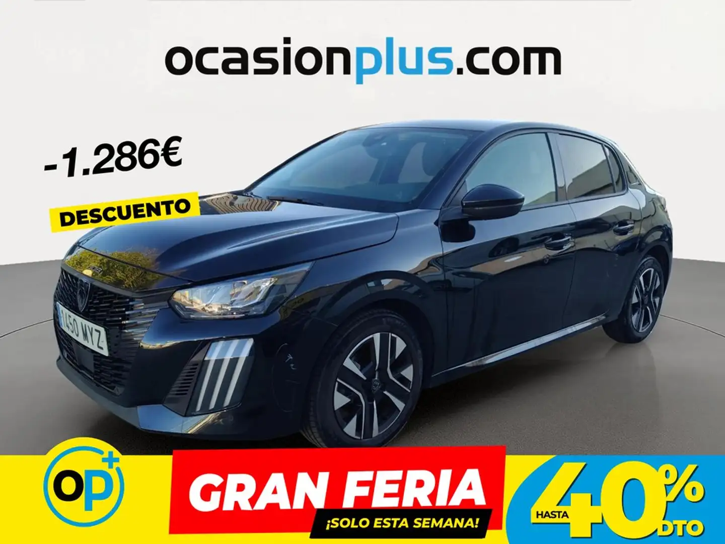 Peugeot 208 1.2 Puretech S&S Allure 100 Negro - 1