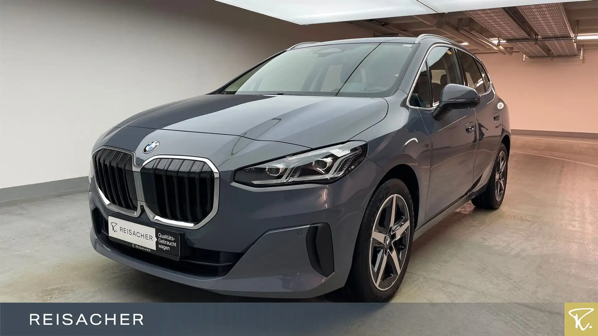 BMW 218 218d A AT,HUD,Navi,ParkA+,DrA+,SitzHz Grau - 1