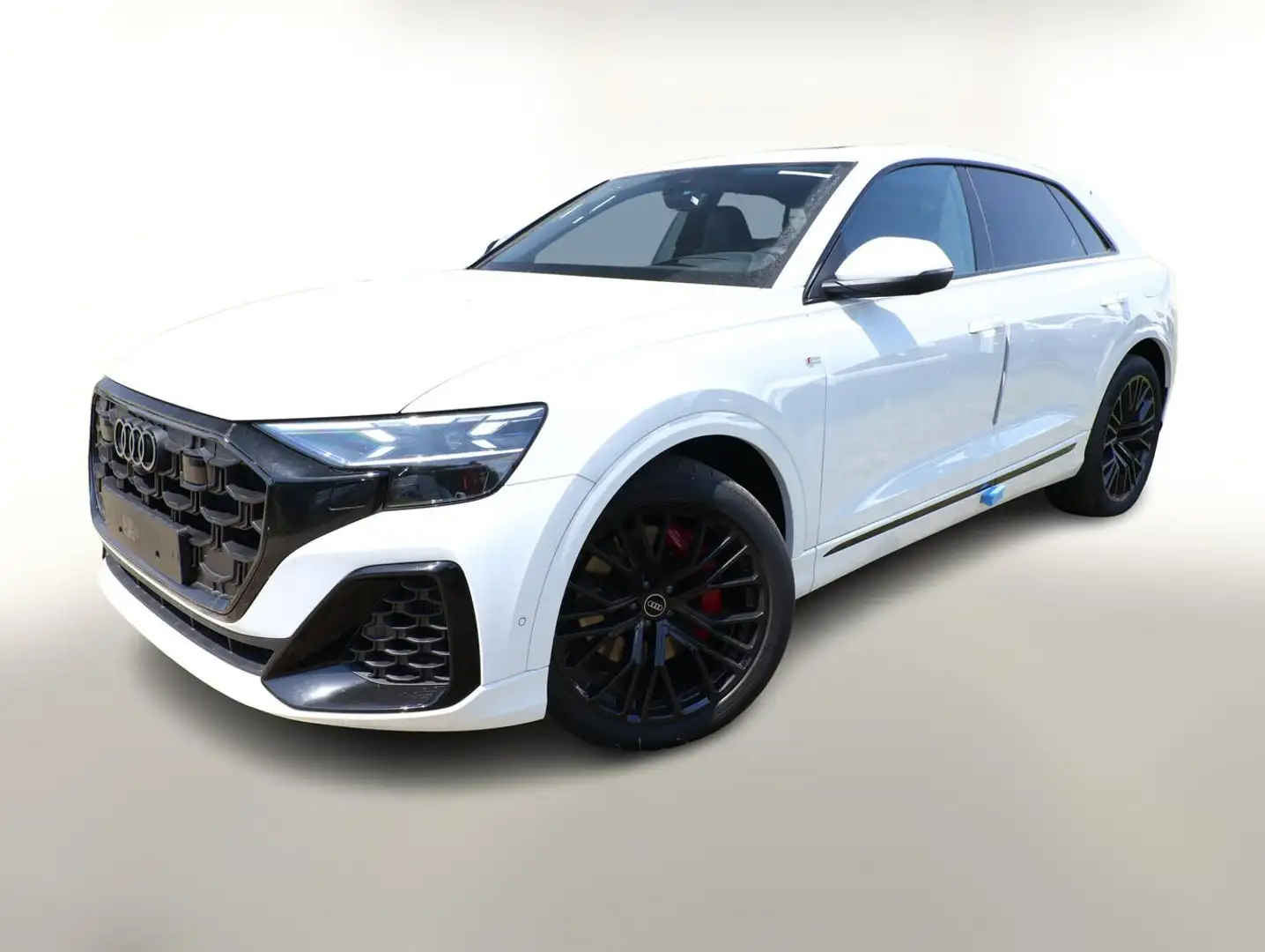 Audi Q8 S line 55 TFSI e 2xS 22Z Laser Pano Tour HUD 29... Weiß - 1