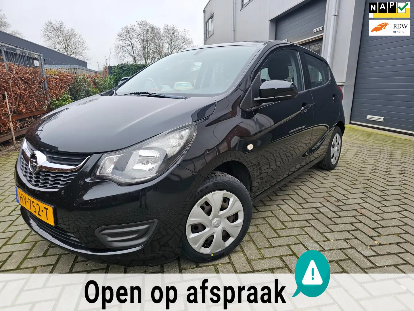 Opel Karl 1.0 ecoFLEX Edition met nap ! Inruilmogelijk en nw Zwart - 1