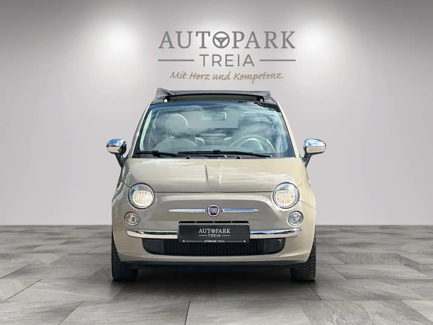 Fiat 500C 500 Cabrio PopStar (KLIMA-PDC-BT-TÜV) Beige - 2